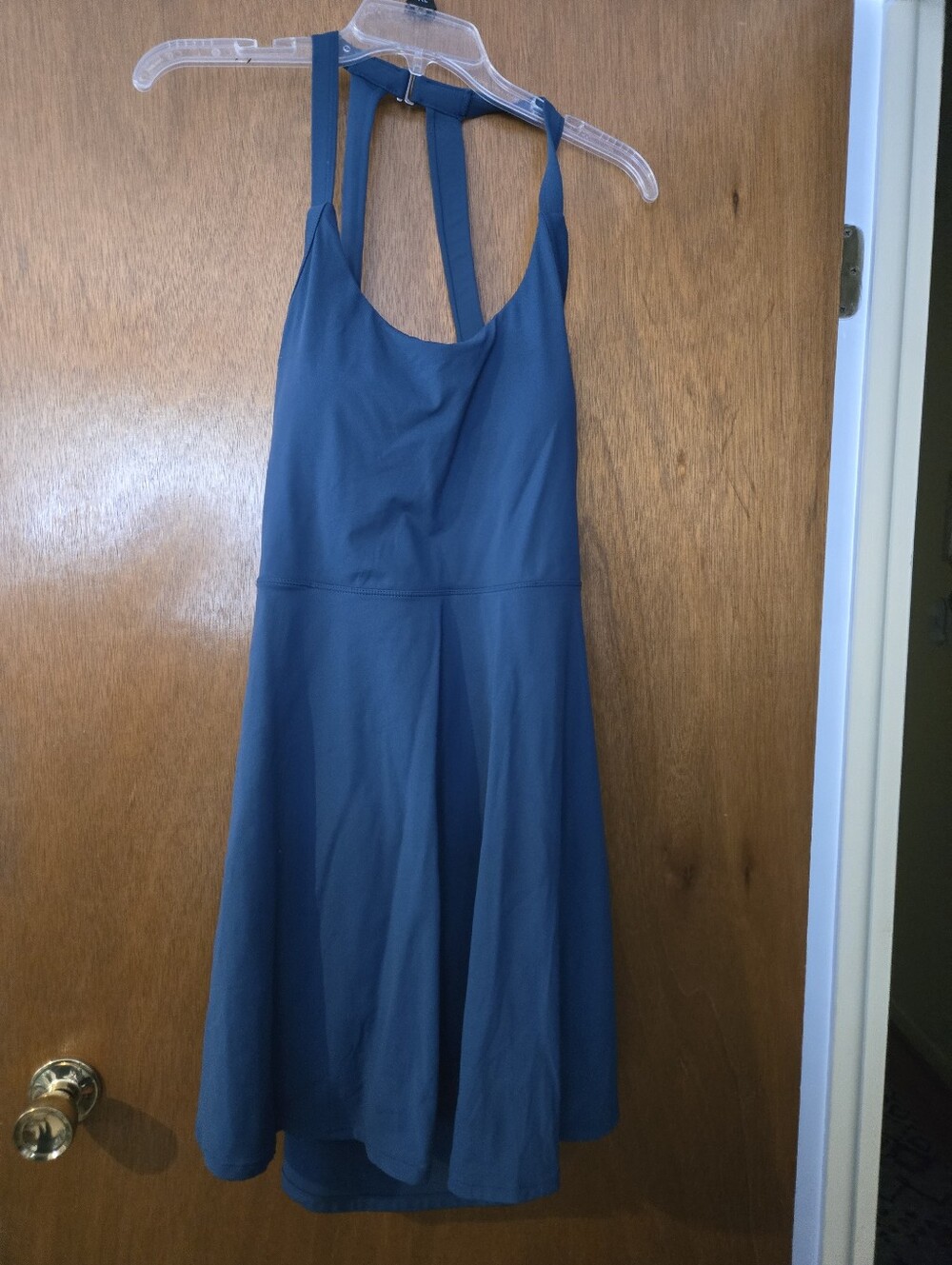 NWT Halara Athletic Dress Blue Softlyzero Airy Twisted Easy Peezy Active XL